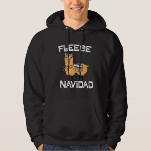 Veste À Capuche Fleece Navidad Cute Llama Alpaca Noël