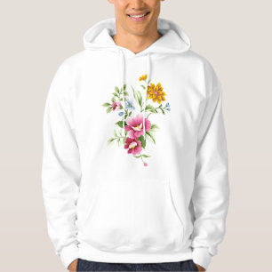 Veste À Capuche Fleur