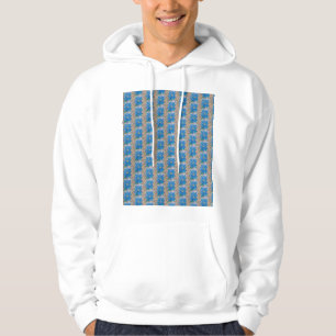 Veste À Capuche Fleur bleue