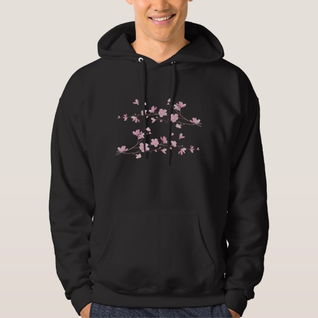 Veste À Capuche Fleur de cerisiers (Devant)