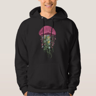 Veste À Capuche Fleur de Méduse - Plongée sous-marine avec des ani