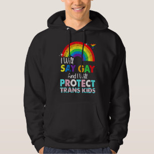 Veste À Capuche Florida Gay Je Dirai Gay Et Je Protégerai Tran