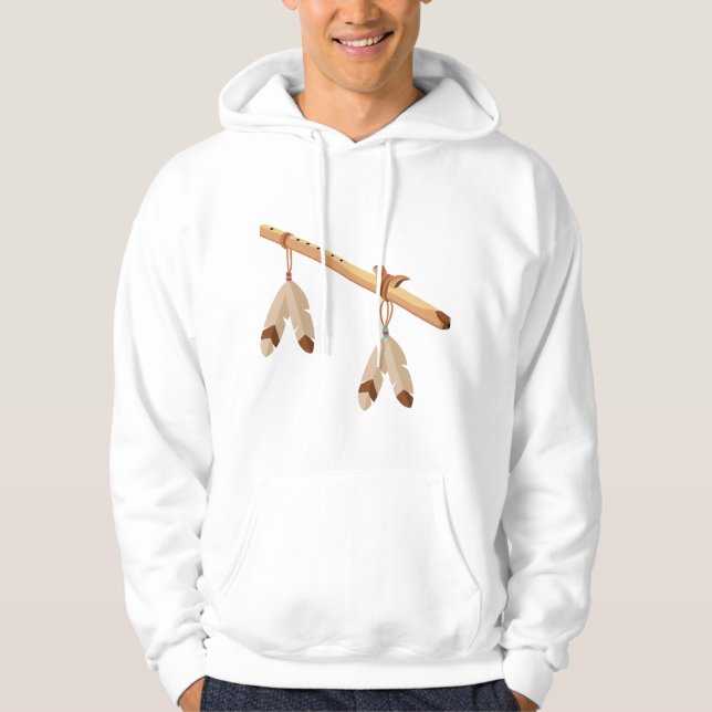 Veste À Capuche Flûte amérindienne (Devant)