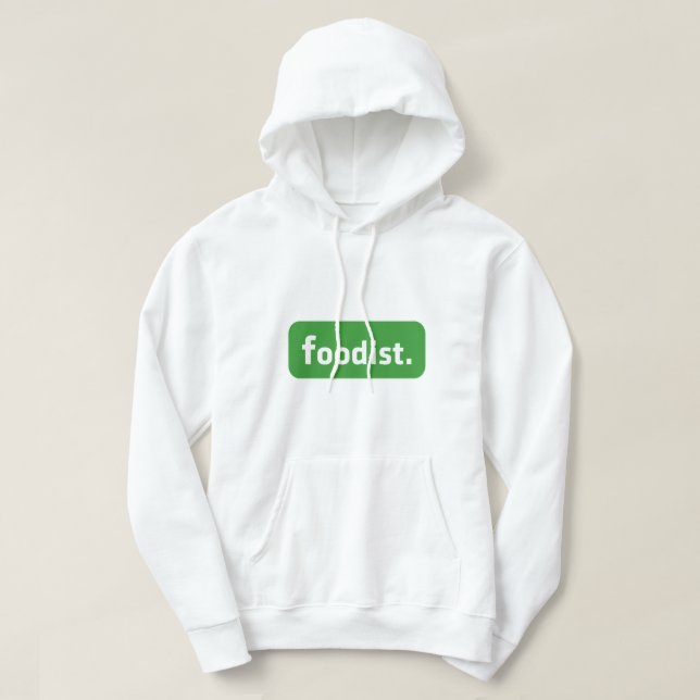 Veste À Capuche Foodiste. (Design devant)