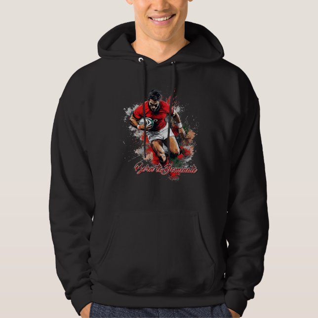 Veste À Capuche Football Fans Graphic and Text (Devant)