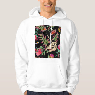 Veste À Capuche Forêt magique Unicorn Motif foncé.