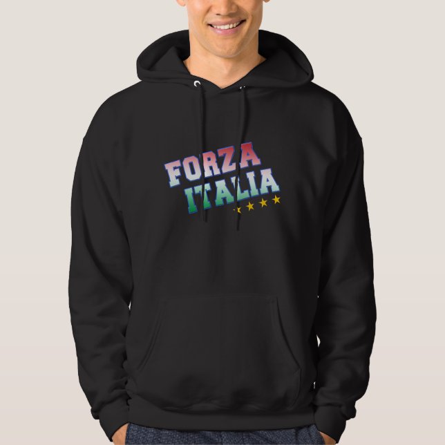 Veste À Capuche Forza Italia (Devant)