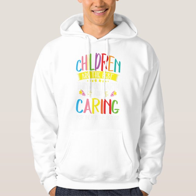 Veste À Capuche Fournisseur De Garderie Pour Garder Les Enfants Vo (Devant)