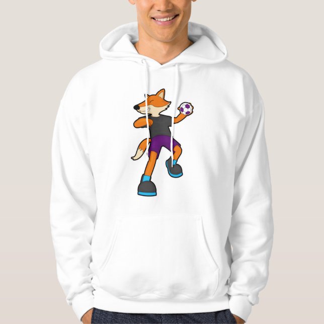 Veste À Capuche Fox at Handball player avec Handball (Devant)
