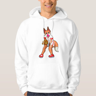 Veste À Capuche Fox au baseball avec gant de baseball