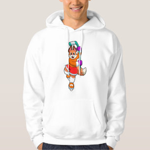 Veste À Capuche Fox au hockey sur glace avec bâton de hockey sur g