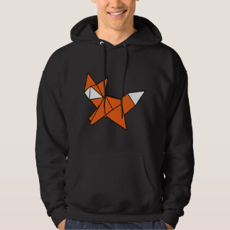 Veste À Capuche Fox Lover mignonne Origami Red Fox Japonais minima