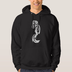 Veste À Capuche Fox tribal de Kitsune avec la lanterne d'esprit