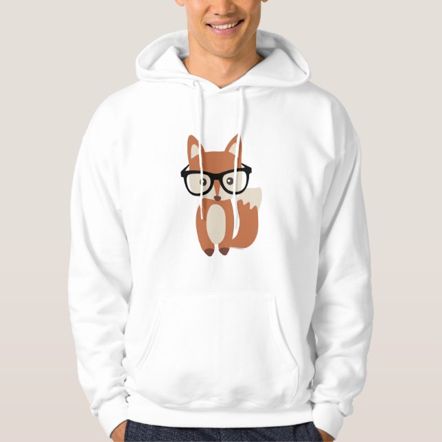 Veste À Capuche Fox w/Glasses de bébé de hippie (Devant)