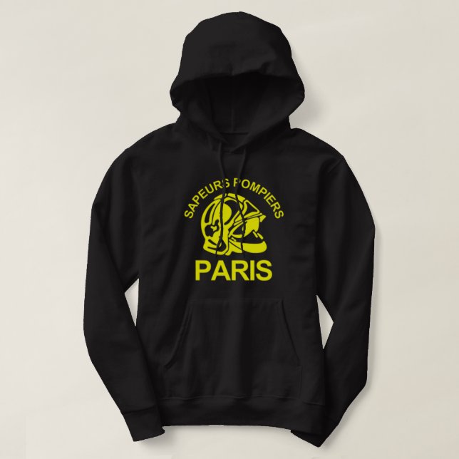 Veste À Capuche France Sapeurs Pompiers Paris Fire Brigade (Design devant)