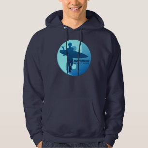 Veste À Capuche Francs-tireurs - demi de Moon Bay (bleu)