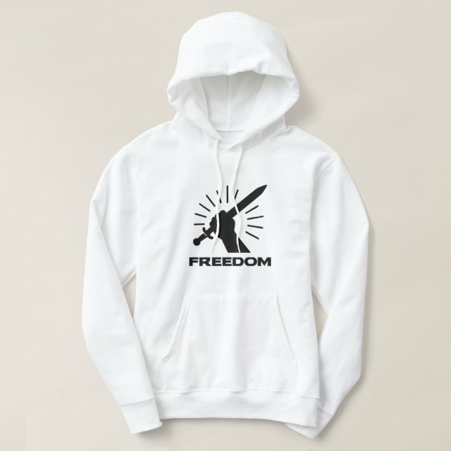 Veste À Capuche freedom sword graphic (Design devant)