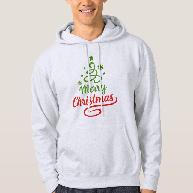 Veste À Capuche Freefit Merry Christmas Hoodie 🎅 | Unisex Pullove (Devant)