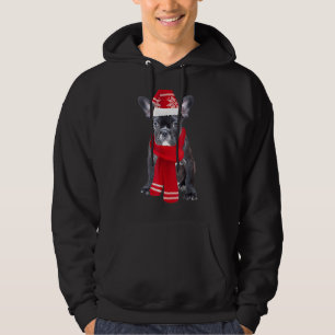 Veste À Capuche Frenchie Bully Christmas Chien laid Noël Français