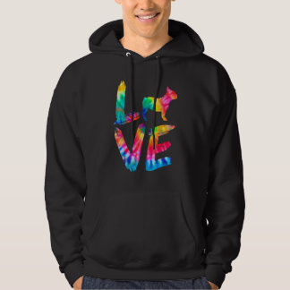 Veste À Capuche Frenchie French Bulldog Tie Dye Log Chien Maman Pa