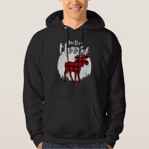 Veste À Capuche Frère Moose Red Plaid Buffalo Famille Correspondan