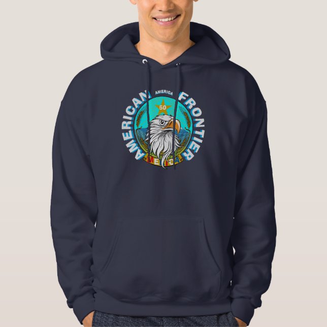Veste À Capuche Frontière américaine (Devant)