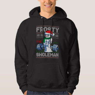 Veste À Capuche Frosty The Swoleman Ugly Christmas Sweater Funny S