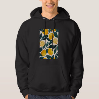 Veste À Capuche Fruit minimaliste d'art Motif citron