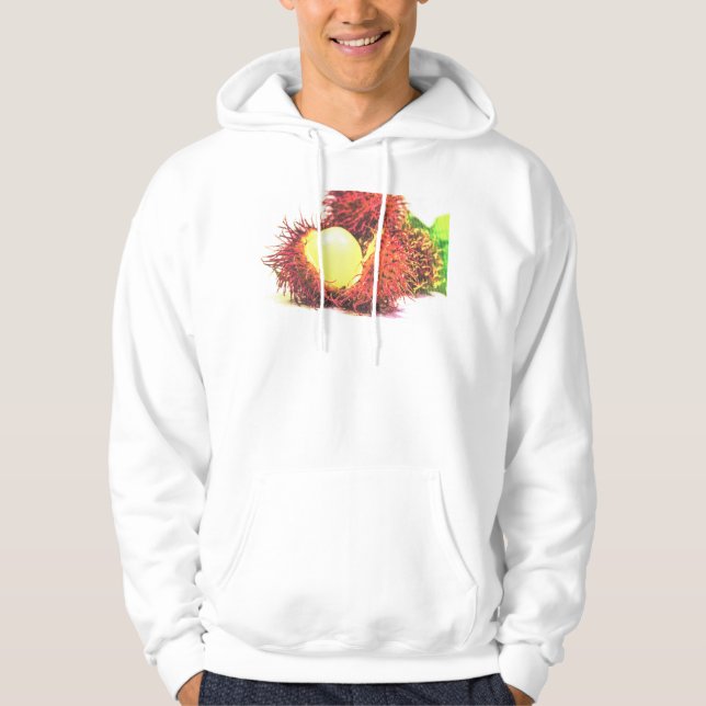 Veste À Capuche "Fruit Rambutan" Belle Photo. Commandez dès mainte (Devant)