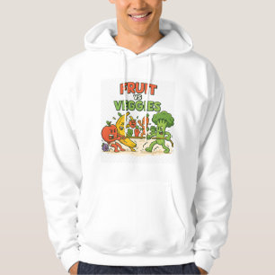 Veste À Capuche Fruit vs Légume - Drôle toug de la conception de d