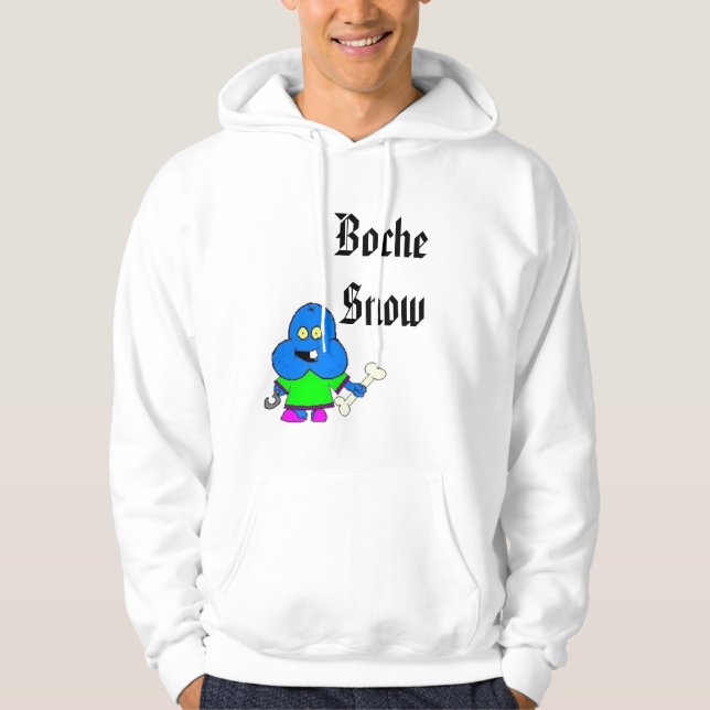 Veste À Capuche Fudgy 2, neige de Boche (Devant)