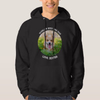 Fun Custom Pet Photo Circle du monde meilleur chie