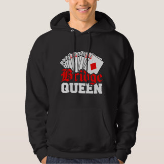Veste À Capuche Funny Bridge Card Game Lover Bridge Queen for Wome