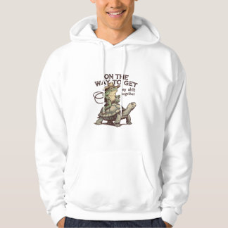 Veste À Capuche Funny Frog Turtle Motivation Vintage Art