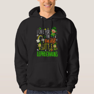 Veste À Capuche Funny NICU Nurse Care For Little Leprechauns St Pa