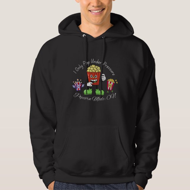Veste À Capuche Funny Popcorn Cartoon Design Hoodie (Devant)