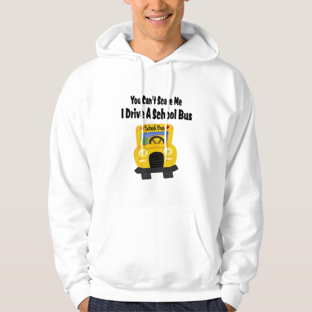 Veste À Capuche Funny School Bus Driver (Devant)