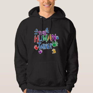 Veste À Capuche Funny Tiny Human Tamer Daycare Provider Teacher Gi