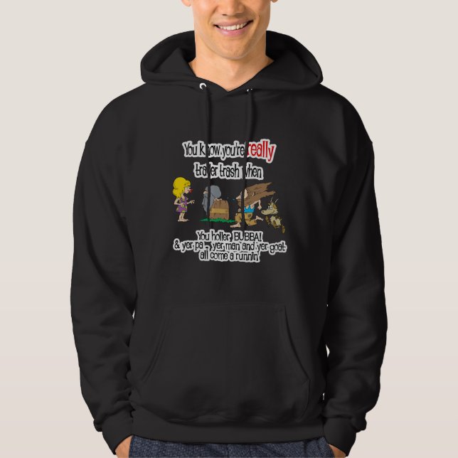 Veste À Capuche Funny Trailer Park (Devant)