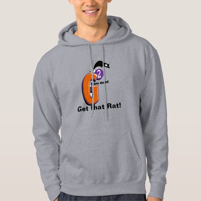 Veste À Capuche G2 Barn Hunt Logo T-Shirt (Devant)
