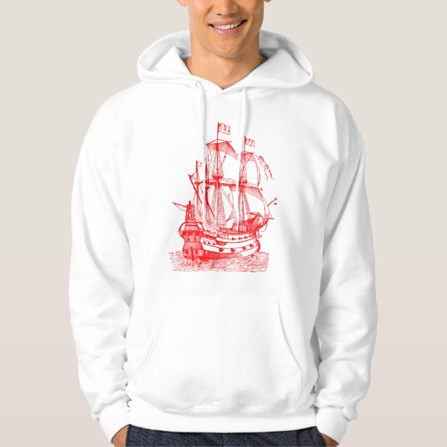 Veste À Capuche Gallion - Rouge (Devant)