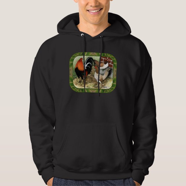 Veste À Capuche Gamefowl à la ferme (Devant)