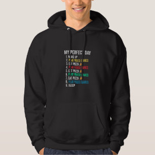 Veste À Capuche Gamer Git, Mon Jour Parfait Jouer Jeux Vidéo & Man