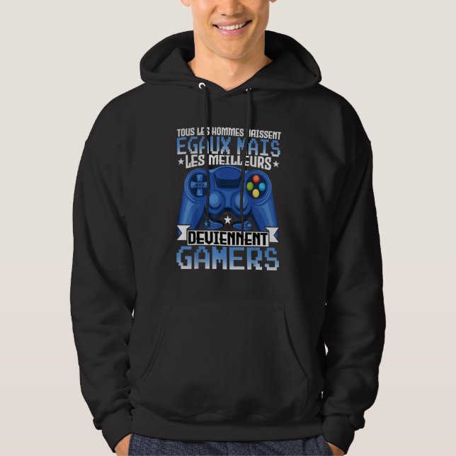 Veste À Capuche Gaming   Tous Les Hommes Gamer Video Games (Devant)