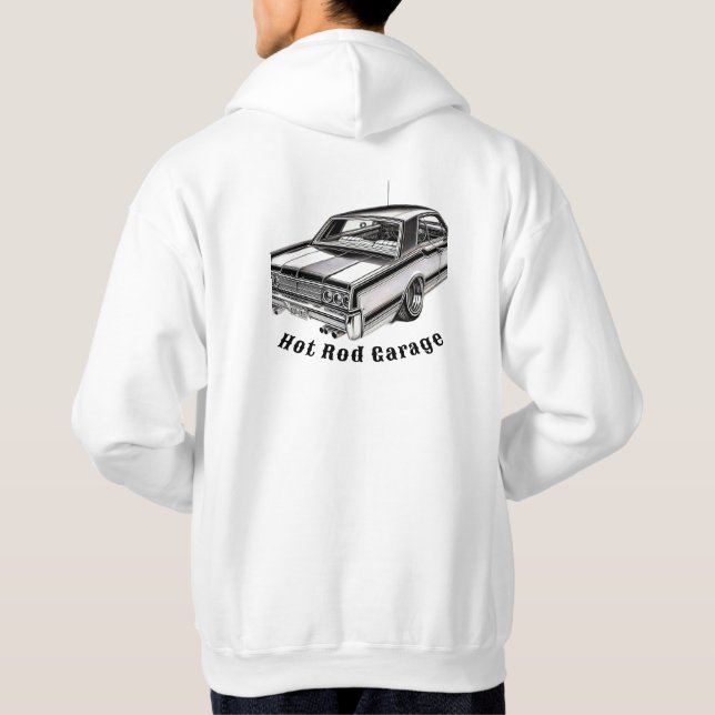 Veste À Capuche Garage à tige chaude (Dos)