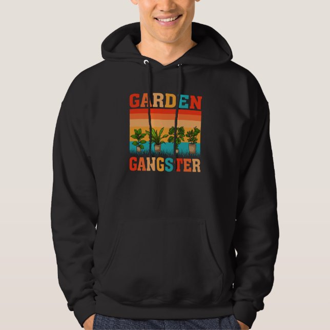 Veste À Capuche Garden Gangster Planter Gardening Gardener (Devant)