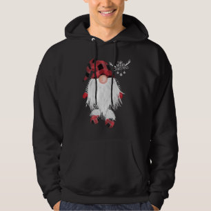 Veste À Capuche Garden Gnome Joyeux Noël Buffalo Rouge Plaid Paj
