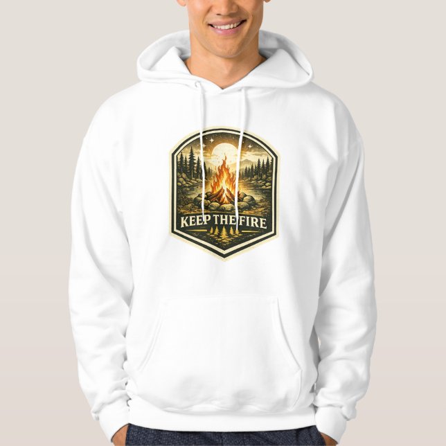 VESTE À CAPUCHE GARDER LE FEU (Devant)