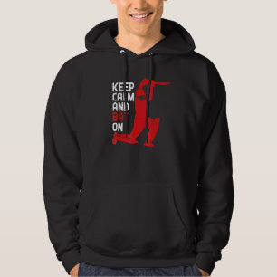 Veste À Capuche Gardez votre calme et battez-vous sur les fans de