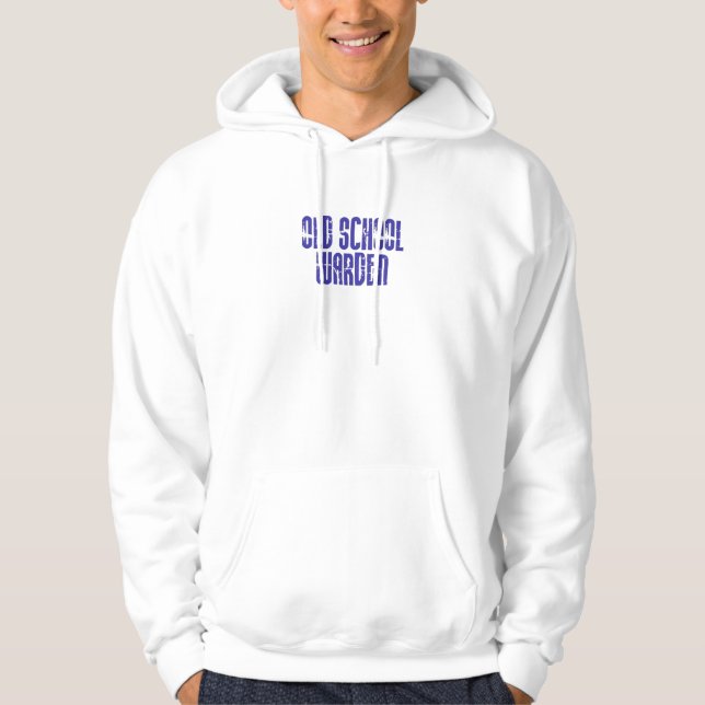 Veste À Capuche Gardien Hoodie de vieille école (Devant)